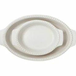 Daria 35 cm Ovnfast Form, Cotton White