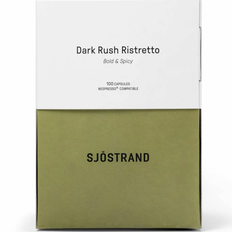 Dark Rush Ristretto kaffekapsler 100-pakning
