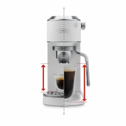 Dedica EC890 Duo espressomaskin, metall
