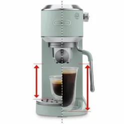 Dedica EC890 Duo espressomaskin, metall