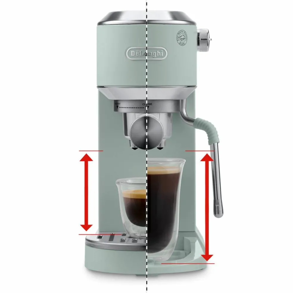 Dedica EC890 Duo espressomaskin, grønn