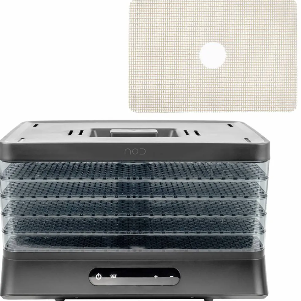 Dehydrator med nonstick-nett