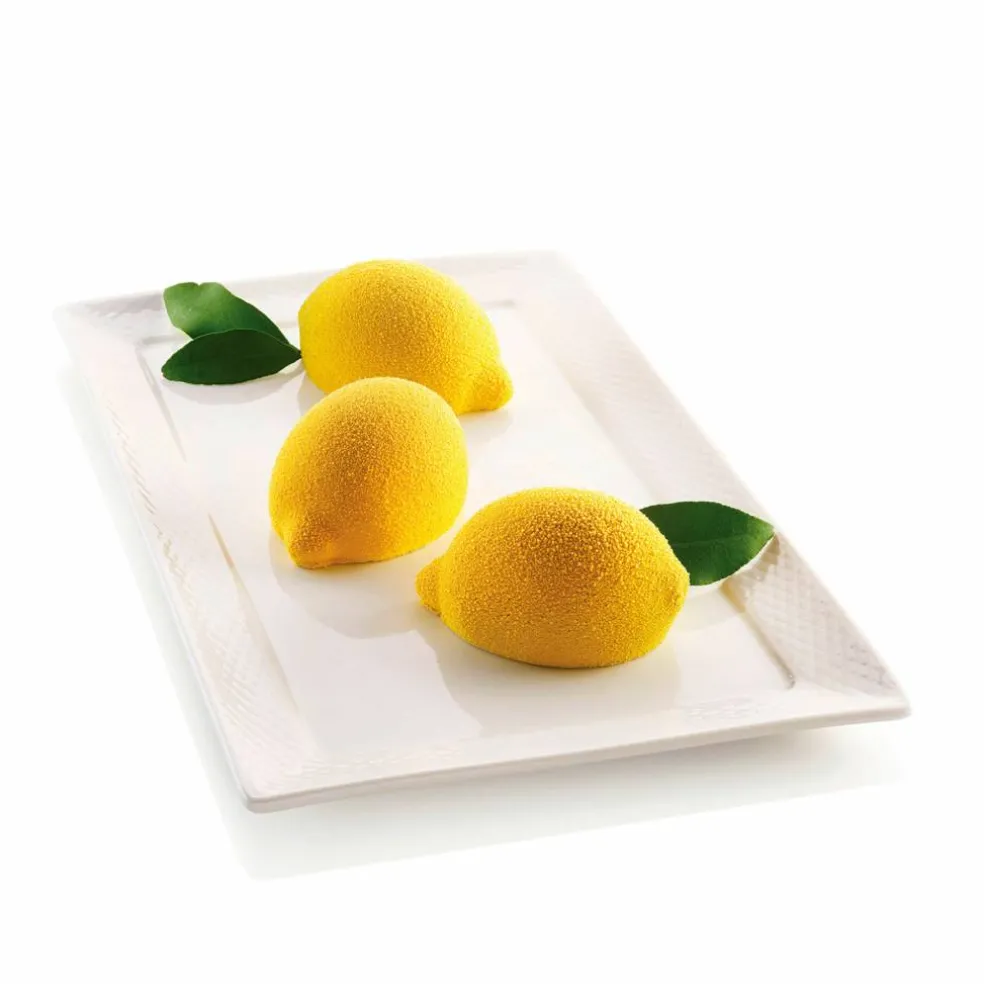 Delizia Al Limone silikonform, lysgrå
