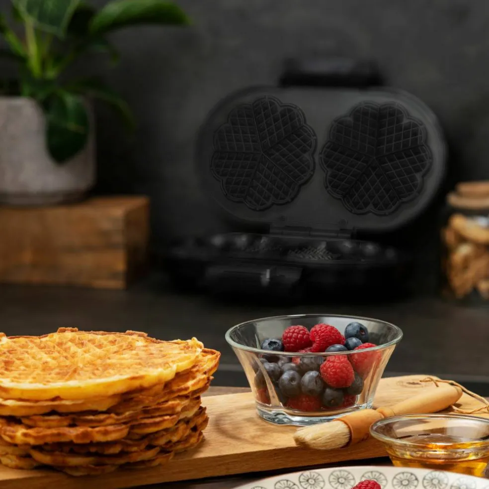 Deluxe vaffeljern dobbelt