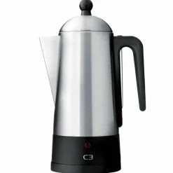 Design perkolator 6 kopper, rustfritt stål