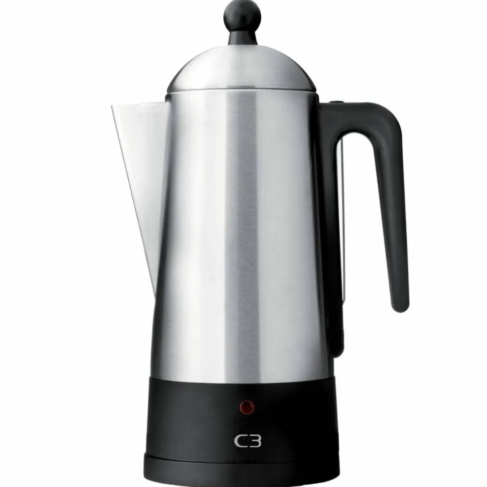 Design perkolator 10 kopper, rustfritt stål