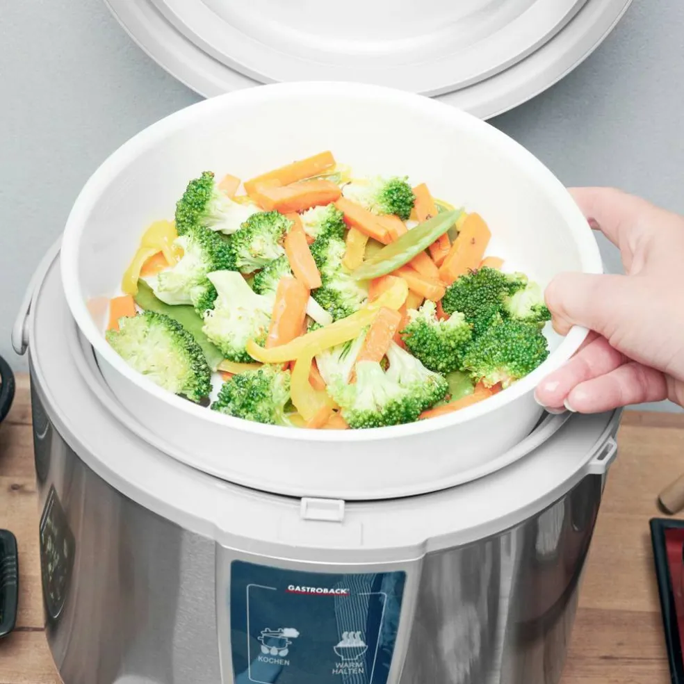 Design Pro riskoker 5 liter, rustfritt stål