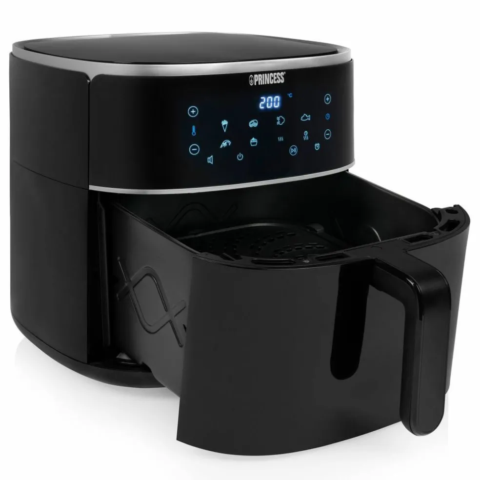 Digital airfryer 8 liter, svart