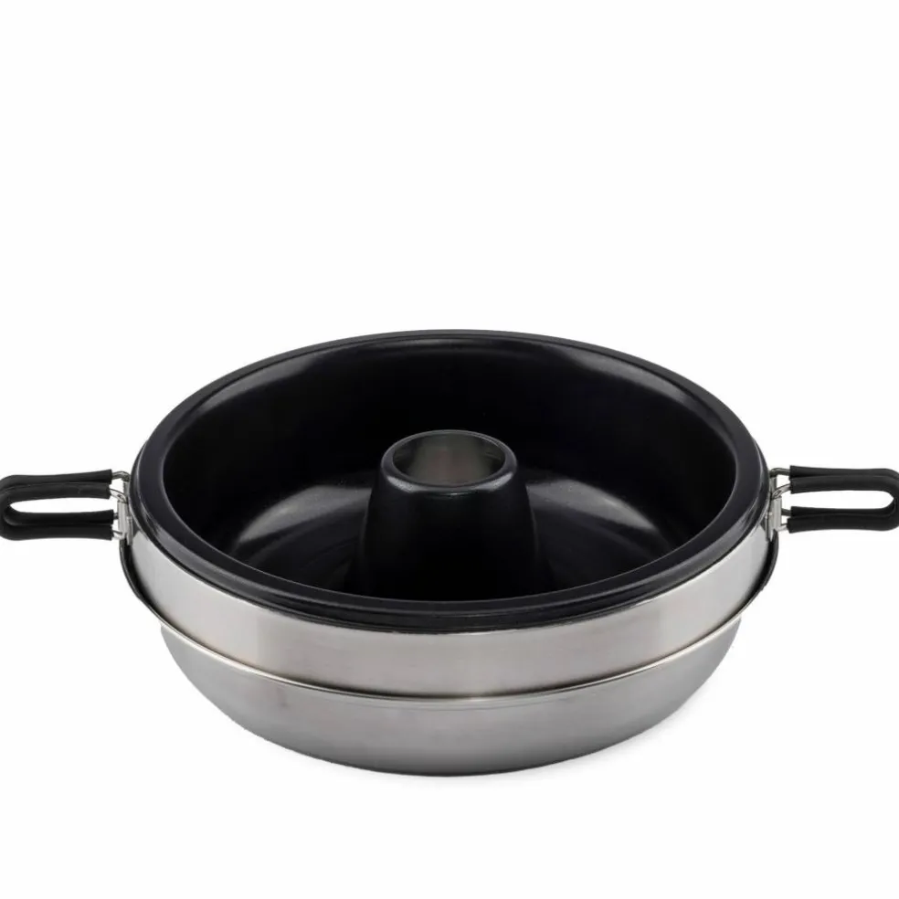 Dimengo campingkomfyr 2 liter, rustfritt stål