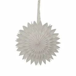 Dis papirstjerne, 50 cm, hvit