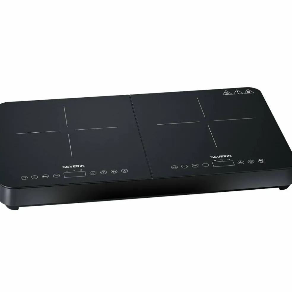 DK 1027 induksjonsplate 2 soner, svart