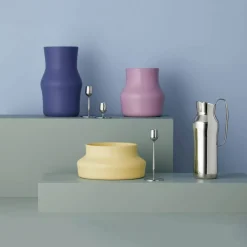 Dorotea karaffel 30 cm, polert stål