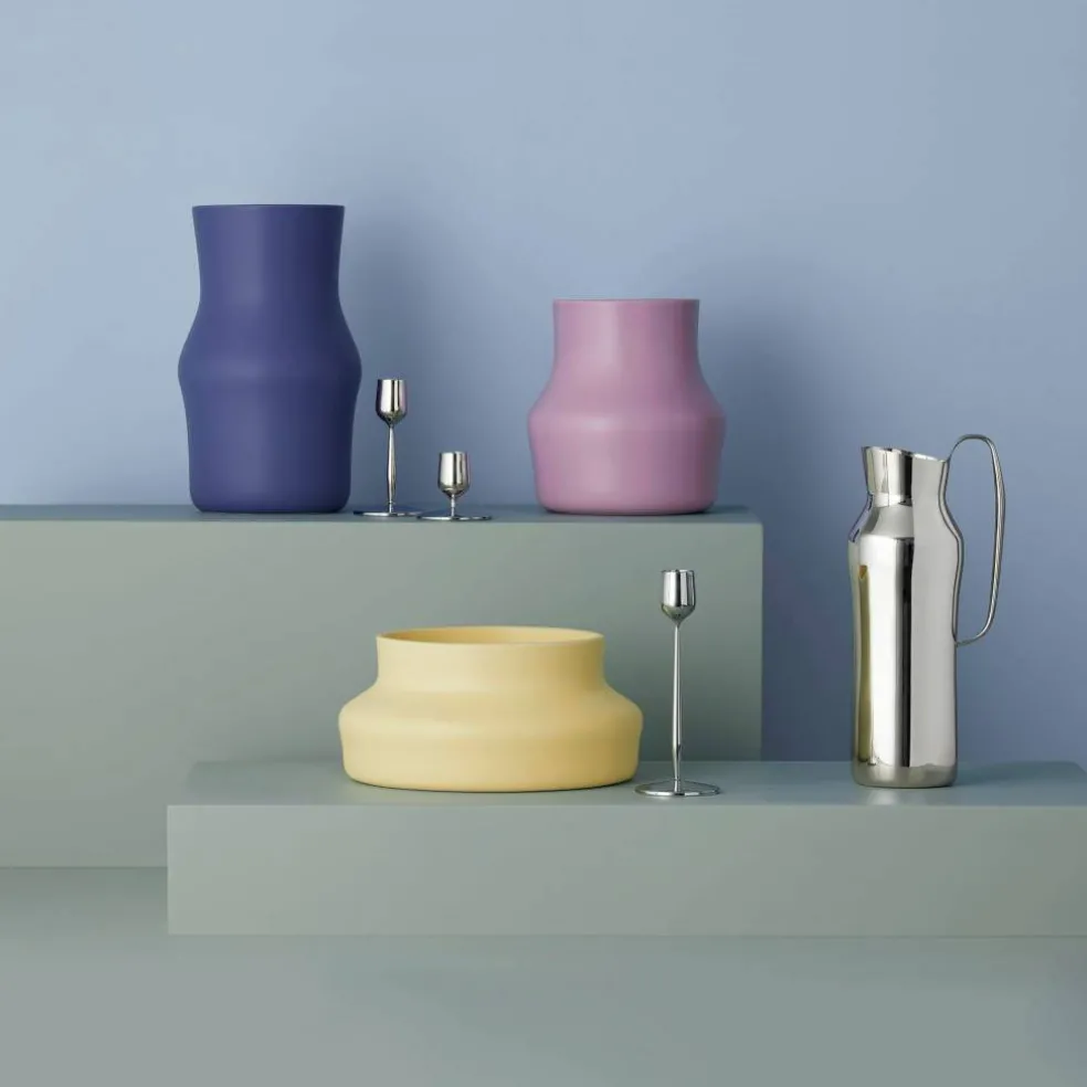 Dorotea karaffel 30 cm, polert stål