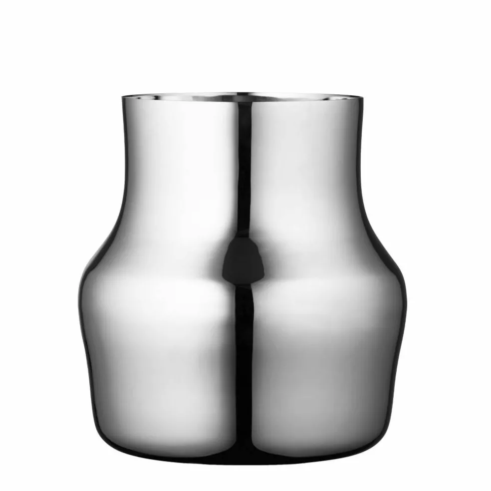 Dorotea vase 9x10 cm, blank stål