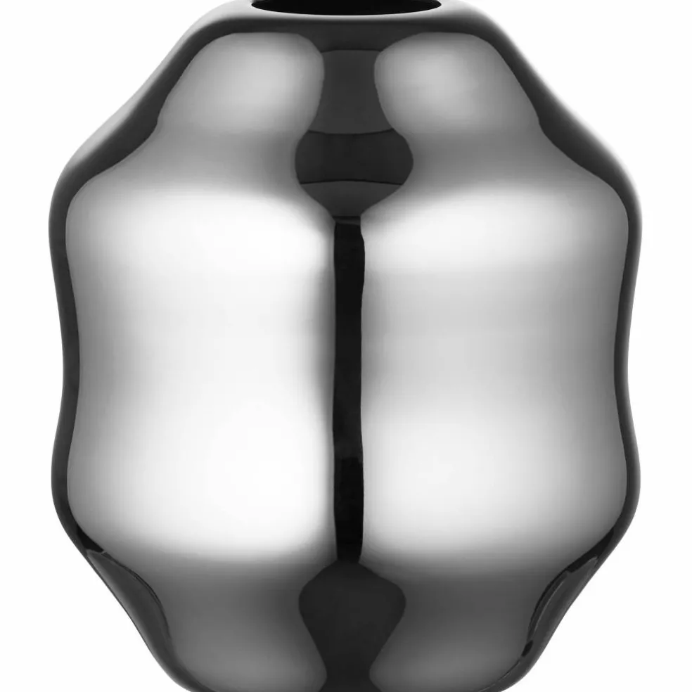 Dorotea vase 18x19,5 cm, blank stål
