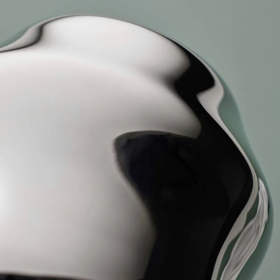 Dorotea vase 18x19,5 cm, blank stål