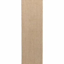 Dotted ullteppe 75 x 250 cm, natur