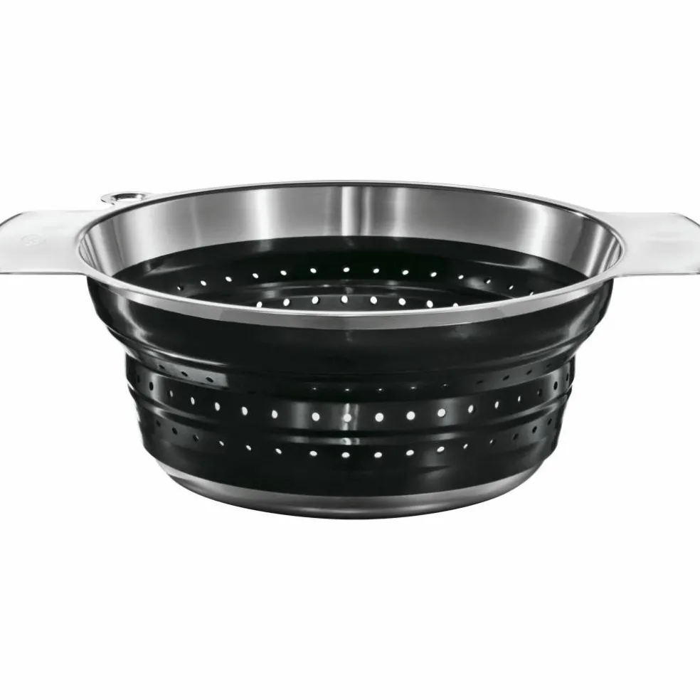 Dørslag Sammenleggbart Svart 24 cm