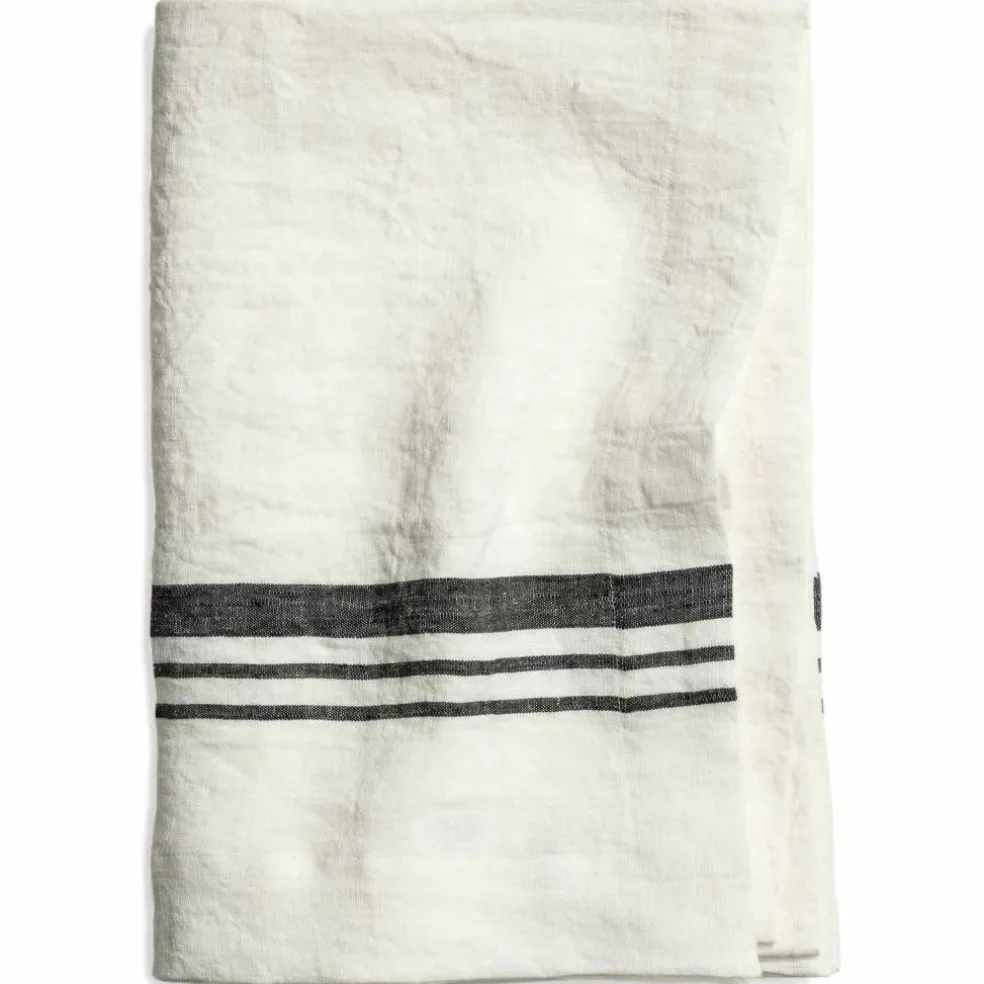 Duk LIMRICK i lin, stripe, Off-White