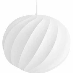 Earth pendellampe 50 cm, hvit