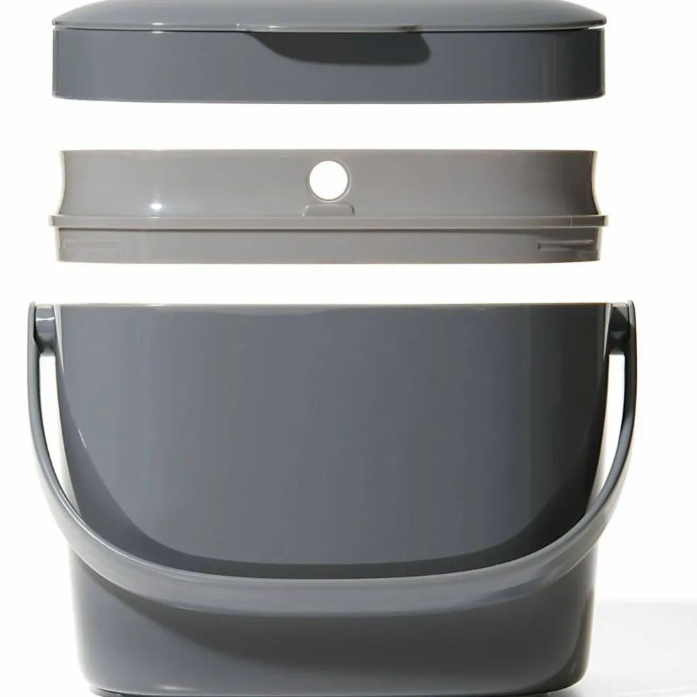 Easy-Clean Komposybeholder 6,6 L, Charcoal