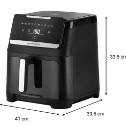 Easy Fry Silence Vision airfryer 7 liter, svart