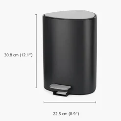 Easystore søppelbøtte 5 liter, steel