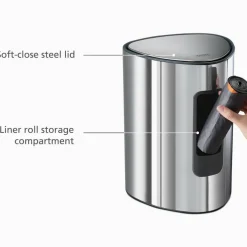 Easystore søppelbøtte 5 liter, svart