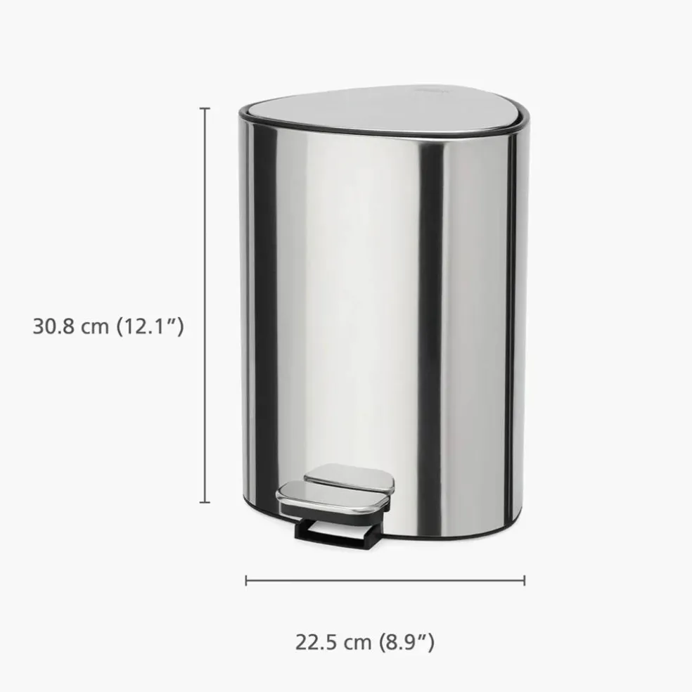 Easystore søppelbøtte 5 liter, svart
