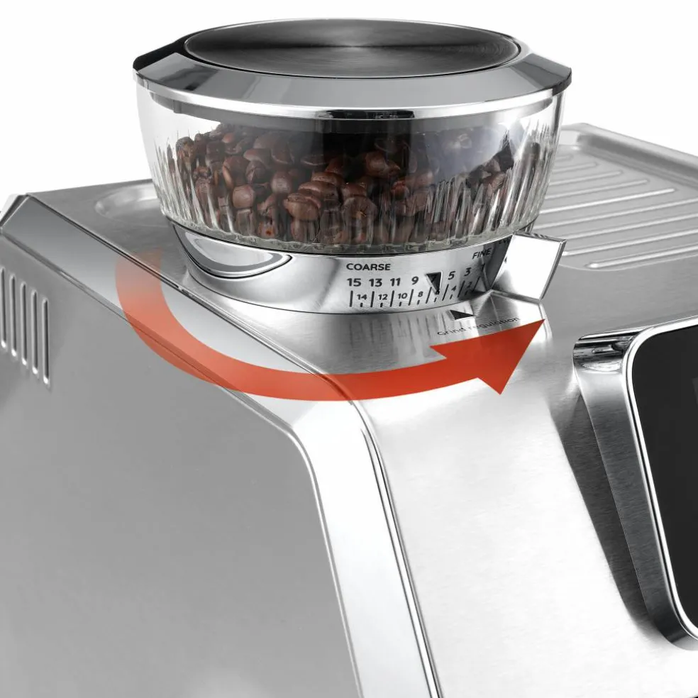 EC9455 espressomaskin, stål