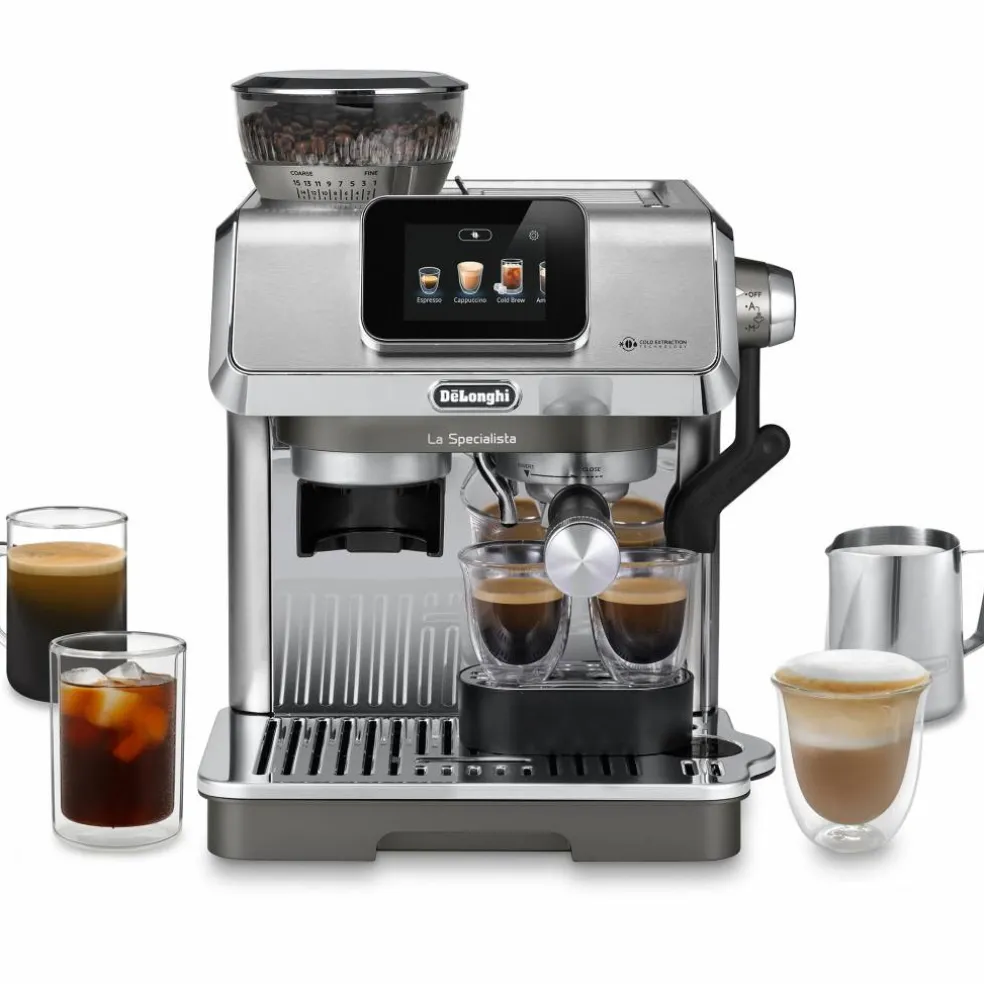 EC9455 espressomaskin, stål