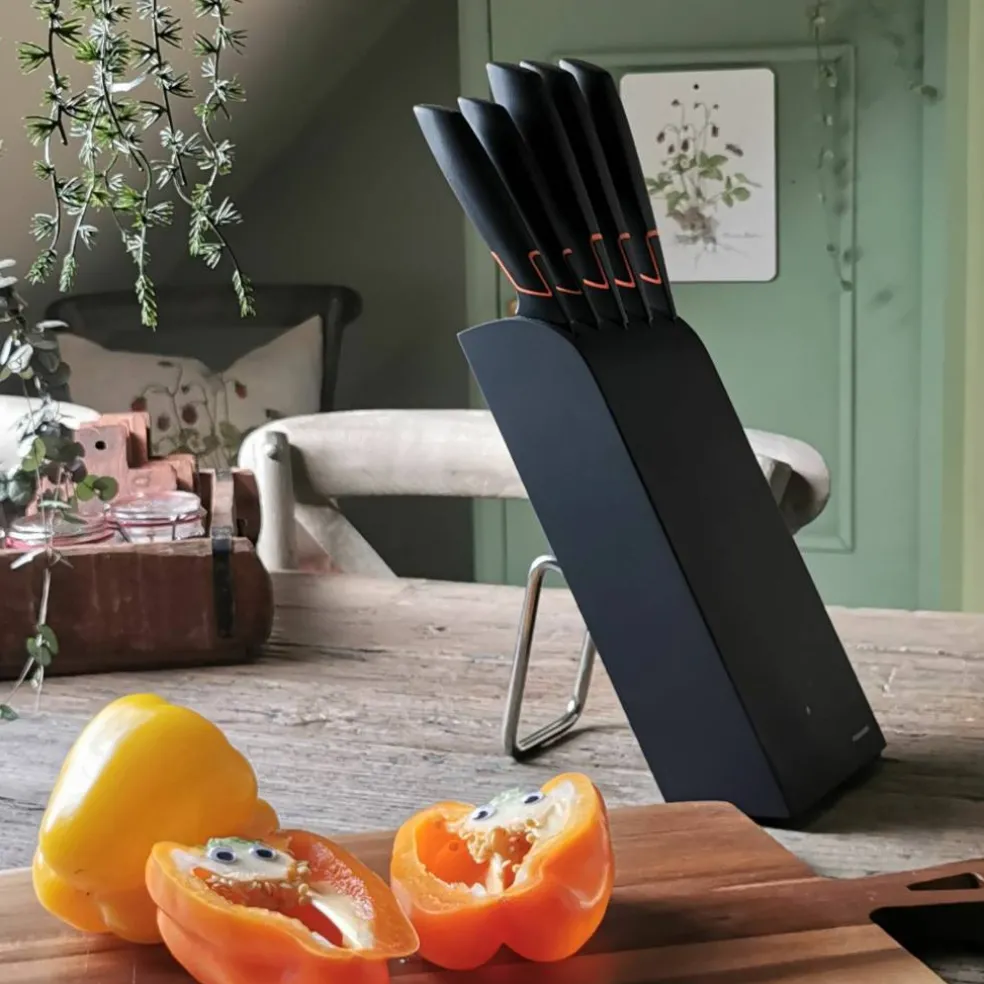 Edge Knivsett med Knivblokk