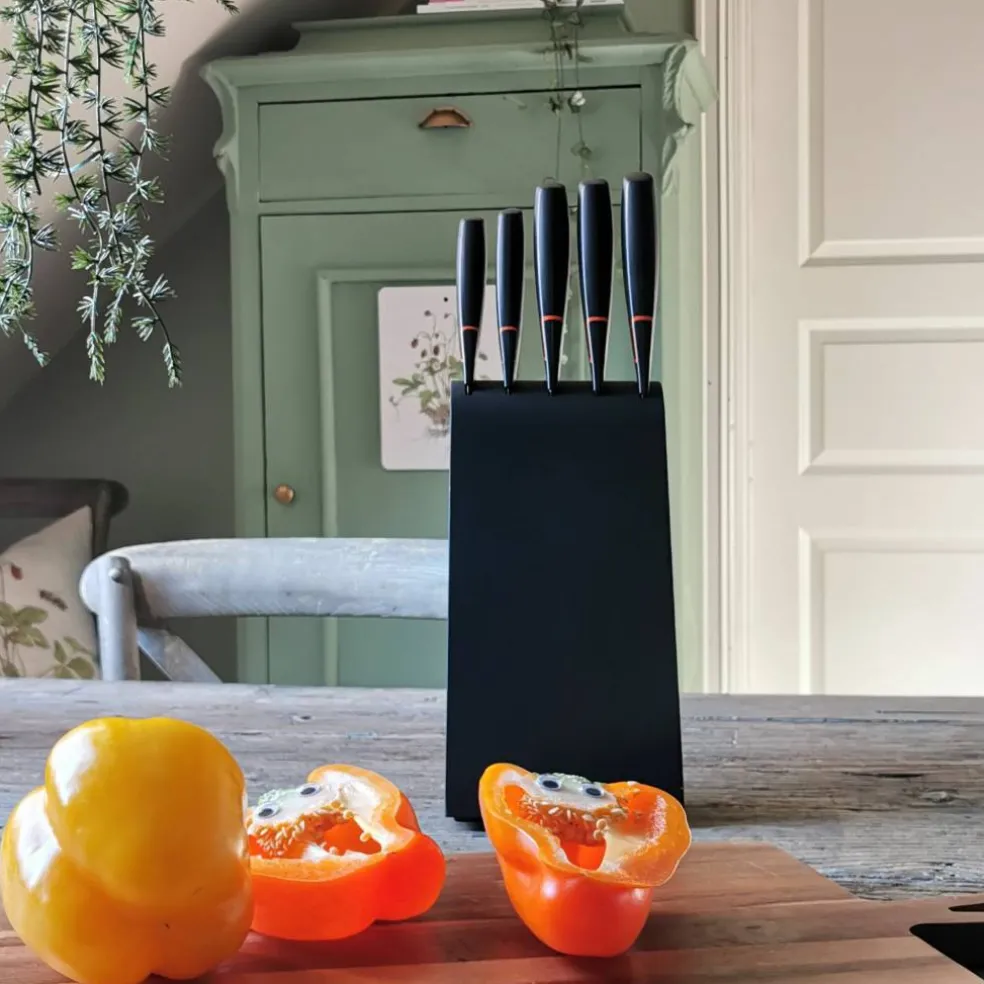 Edge Knivsett med Knivblokk