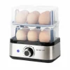 Eggekoker for 12 egg, rustfritt stål