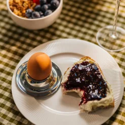 Eggkopper 4 deler, rustfritt stål