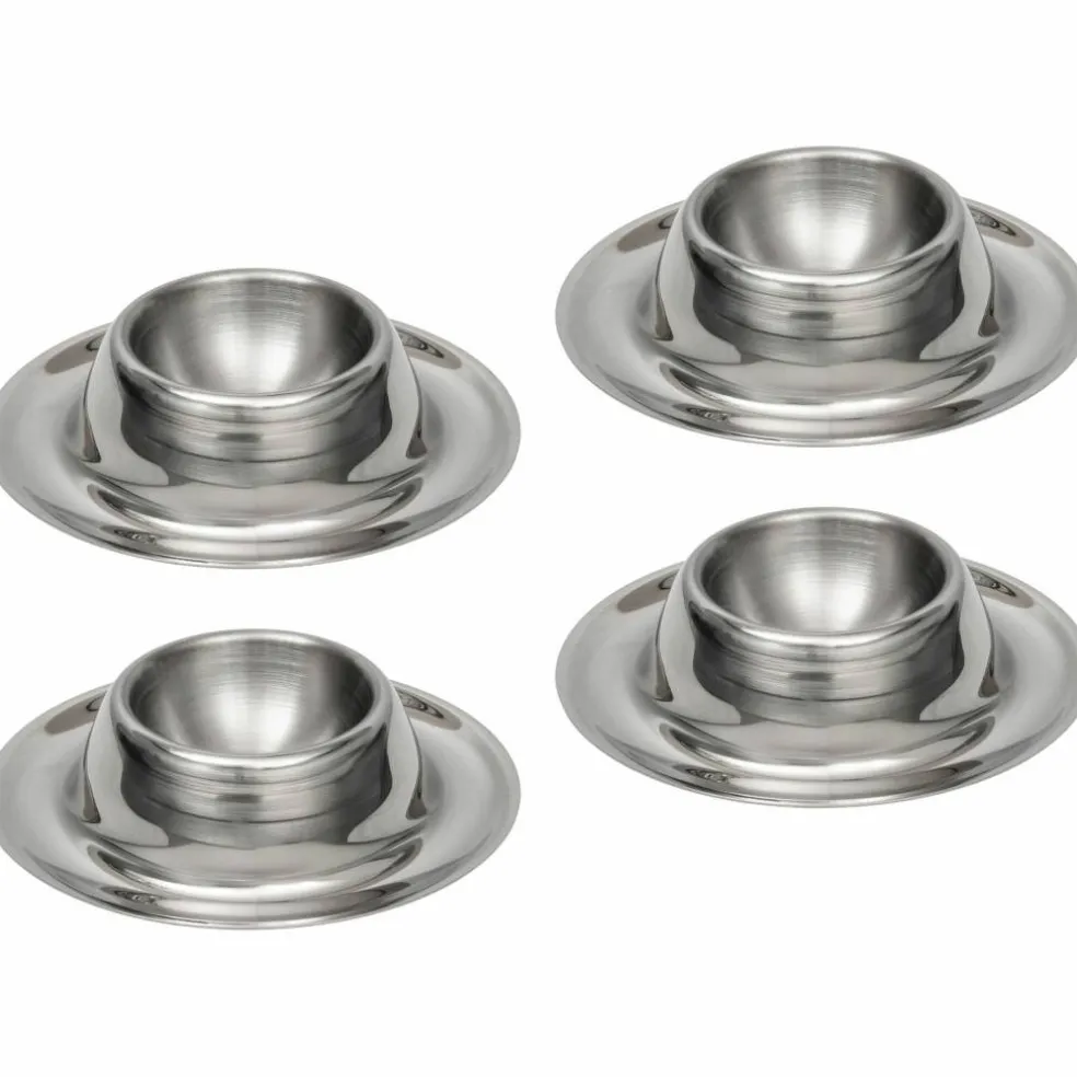 Eggkopper 4 deler, rustfritt stål