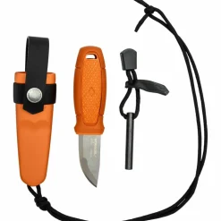 Eldris med tennstål-kit (S), burnt orange