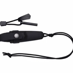 Eldris med tennstål-kit (S), svart