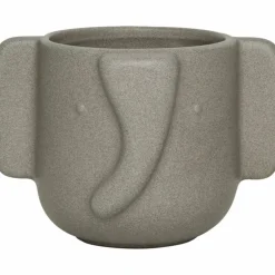 Elefant krukke 9 cm, stein