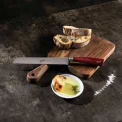 Elegance brødkniv 22 cm, rød