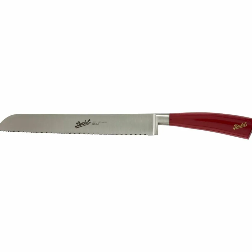 Elegance brødkniv 22 cm, rød