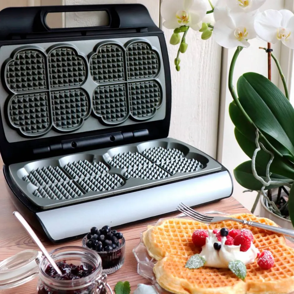 Elegance 910.2 dobbelt vaffeljern, keramisk