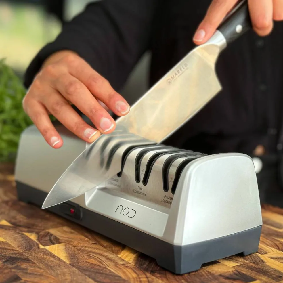 Elektrisk knivsliper europeisk