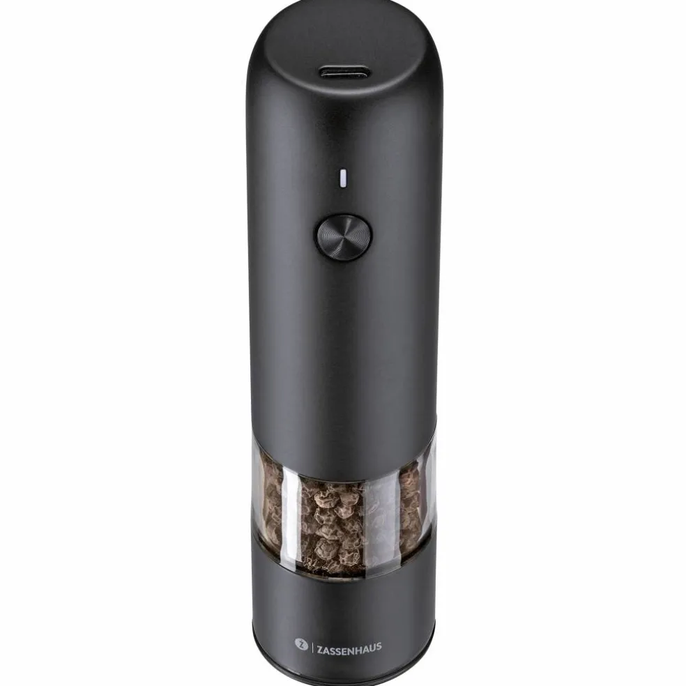 Elektrisk pepperkvern 14 cm, svart