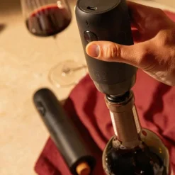 Elektrisk vinsett, 2 deler, svart