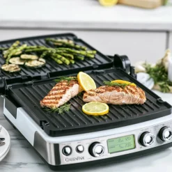 Elite kontaktgrill, stainless steel