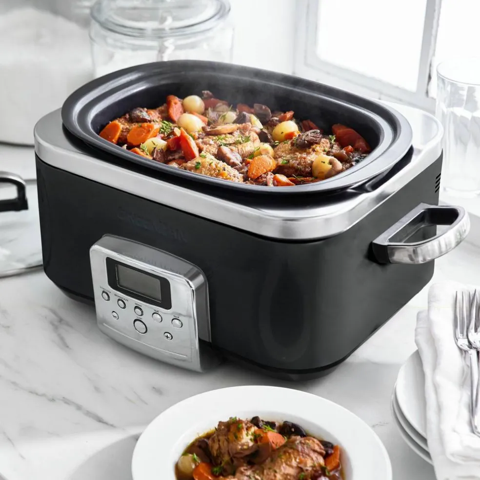 Elite Slow Cooker, blue haze