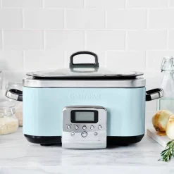 Elite Slow Cooker, blue haze