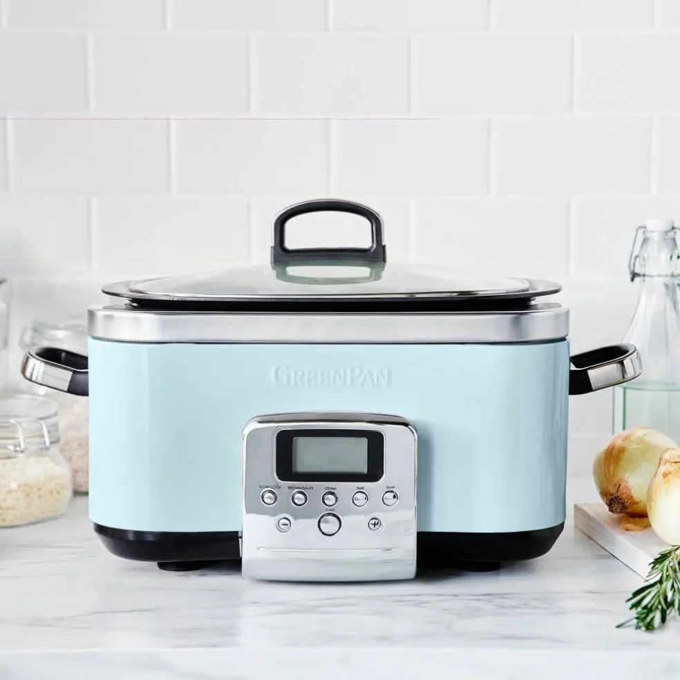 Elite Slow Cooker, blue haze