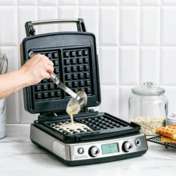 Elite vaffeljern, stainless steel